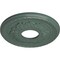 Ekena Millwork Palmetto Ceiling Medallion (Fits Canopies up to 4 7/8"), 12 1/8"OD x 3 1/2"ID x 1"P, Cloud Burst CM12PMCBF - alternate 2
